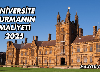 Üniversite Kurmanın Maliyeti 2025