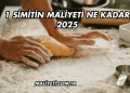 1 Simitin Maliyeti Ne Kadar 2025