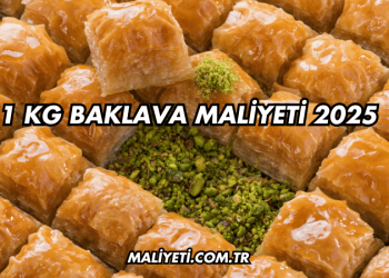 1 kg Baklava Maliyeti 2025