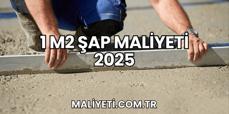 1 m2 Şap Maliyeti 2025
