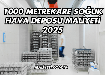1000 Metrekare Soğuk Hava Deposu Maliyeti 2025