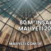 80 m² İnşaat Maliyeti 2025