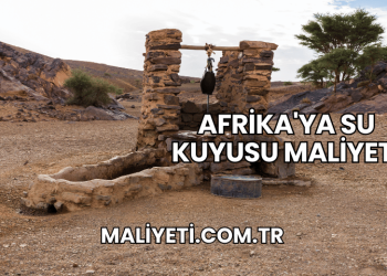 Afrika'ya Su Kuyusu Maliyeti