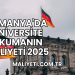 Almanya'da Üniversite Okumanın Maliyeti 2025