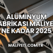 Alüminyum Fabrikası Maliyeti Ne Kadar 2025