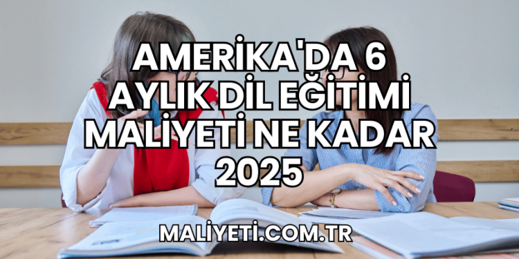 Amerika'da 6 Aylık Dil Eğitimi Maliyeti Ne Kadar 2025