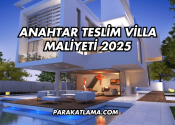 Anahtar Teslim Villa Maliyeti 2025
