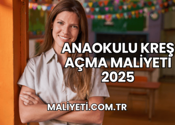 Anaokulu Kreş Açma Maliyeti 2025