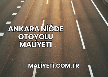 Ankara Niğde Otoyolu Maliyeti