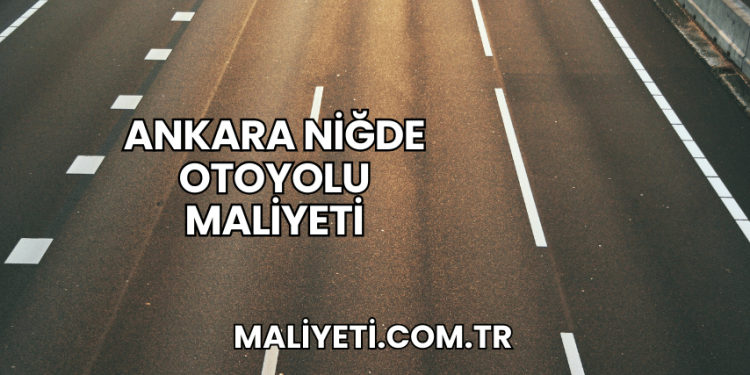 Ankara Niğde Otoyolu Maliyeti