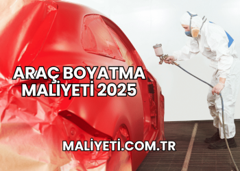 Araç Boyatma Maliyeti 2025