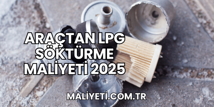 Araçtan LPG Söktürme Maliyeti 2025