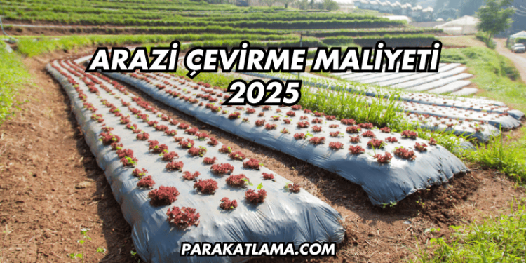 Arazi Çevirme Maliyeti 2025