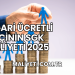 Asgari Ücretli İşçinin SGK Maliyeti 2025