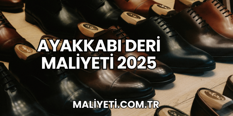 Ayakkabı Deri Maliyeti 2025