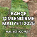 Bahçe Çimlendirme Maliyeti 2025