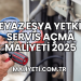 Beyaz Eşya Yetkili Servis Açma Maliyeti 2025