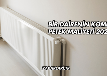 Bir Dairenin Kombi Petek Maliyeti 2025