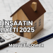 Bir İnşaatın Maliyeti 2025