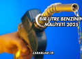 Bir Litre Benzinin Maliyeti 2025