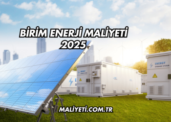 Birim Enerji Maliyeti 2025
