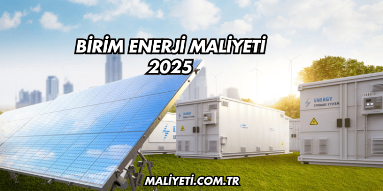 Birim Enerji Maliyeti 2025