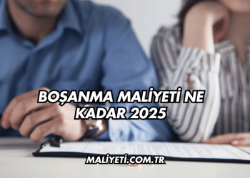 Boşanma Maliyeti Ne Kadar 2025
