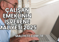 Çalışan Emeklinin İşverene Maliyeti 2025