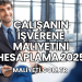 Çalışanın İşverene Maliyetini Hesaplama 2025