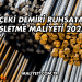 Çeki Demiri Ruhsata İşletme Maliyeti 2025