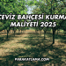 Ceviz Bahçesi Kurma Maliyeti 2025