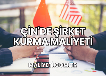 Çin'de Şirket Kurma Maliyeti