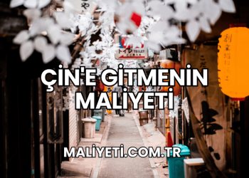 Çin'e Gitmenin Maliyeti