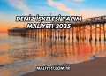 Deniz İskelesi Yapım Maliyeti 2025