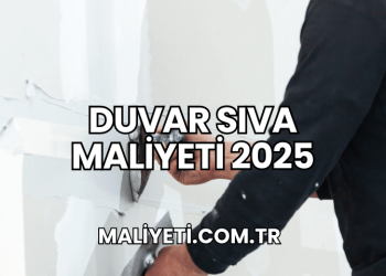Duvar Sıva Maliyeti 2025