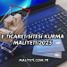 E-Ticaret Sitesi Kurma Maliyeti 2025