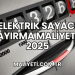 Elektrik Sayacı Ayırma Maliyeti 2025
