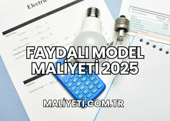 Faydalı Model Maliyeti 2025