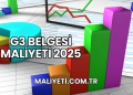 G3 Belgesi Maliyeti 2025
