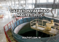 Gaz Beton Fabrikası Maliyeti 2025