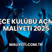 Gece Kulübü Açma Maliyeti 2025