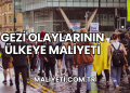 Gezi Olaylarının Ülkeye Maliyeti