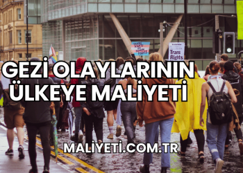 Gezi Olaylarının Ülkeye Maliyeti