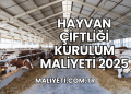 Hayvan Çiftliği Kurulum Maliyeti 2025