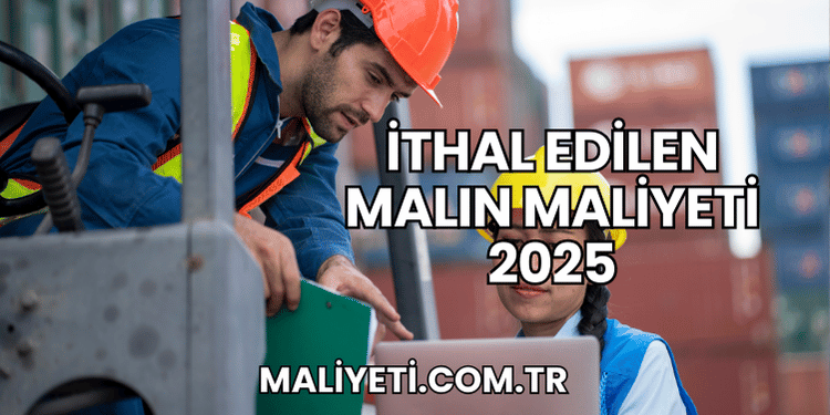 İthal Edilen Malın Maliyeti 2025