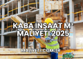 Kaba İnşaat m² Maliyeti 2025