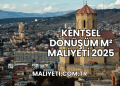 Kentsel Dönüşüm m² Maliyeti 2025