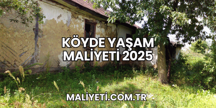Köyde Yaşam Maliyeti 2025