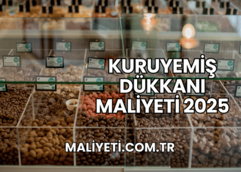 Kuruyemiş Dükkanı Maliyeti 2025