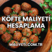 Köfte Maliyeti Hesaplama